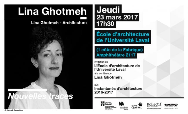 Lina Ghotmeh aux Instantanés d'architecture