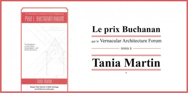 Tania Martin Prix Buchanan